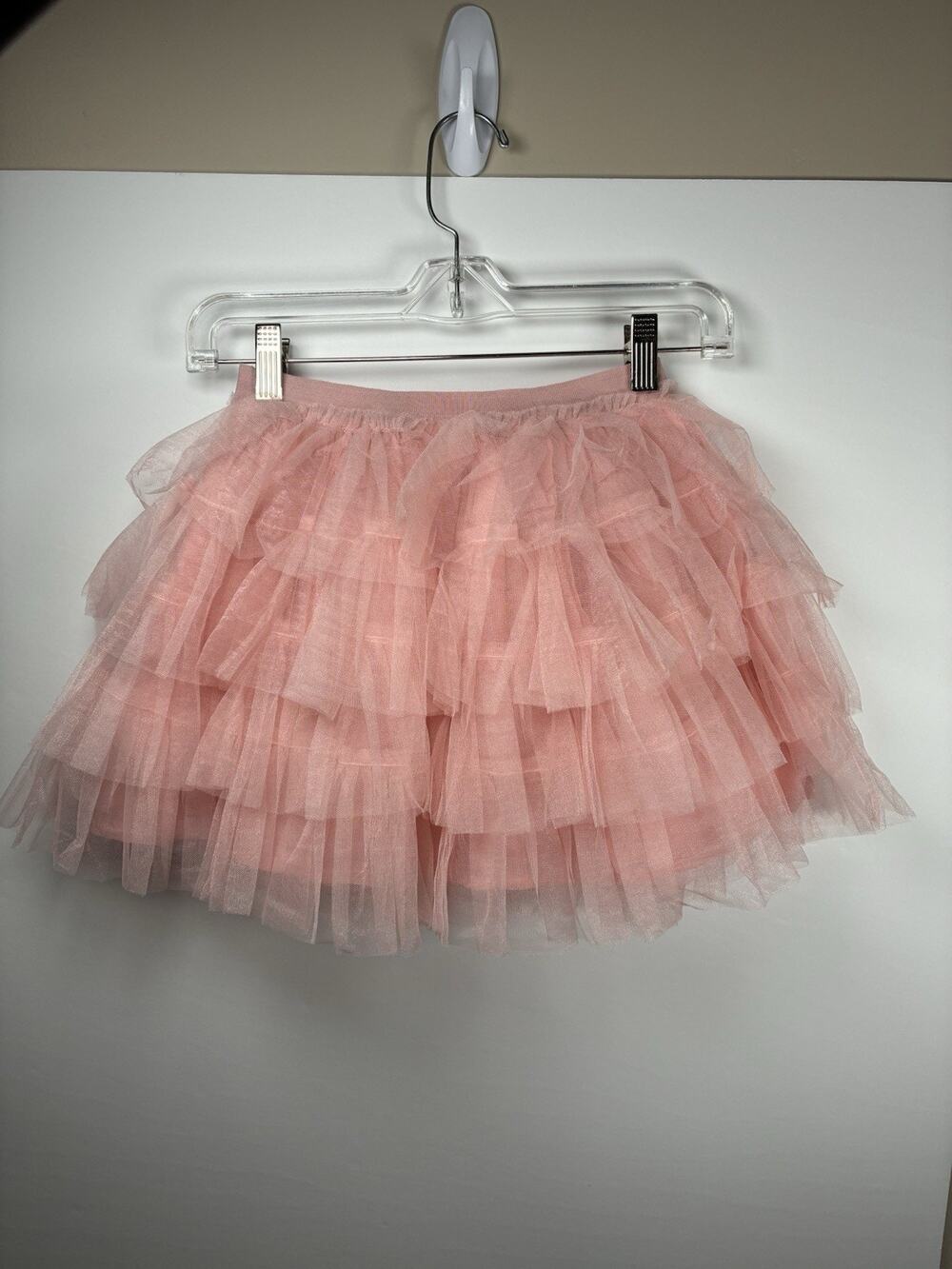 Gap x LoveShackFancy Girls M 8-9 NWT Pink Tulle Tiered Tutu Skirt Coquette